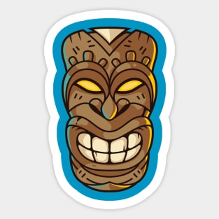 Tiki Head Sticker